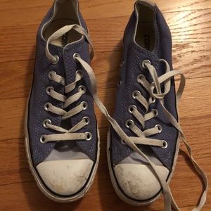 Periwinkle low top converse